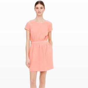 Club Monaco Ruth Open Back Silk Dress